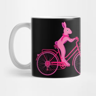 rabbit biker,rabbit biker,bicycle,cyclist,bicycle rider,bike,mountain bike Mug